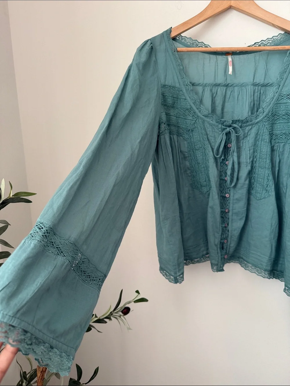 Free People lightweight teal